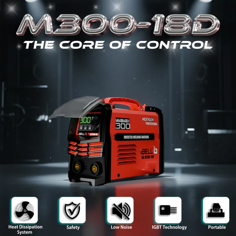 M300-18D MMA Welding Machine 300A, 8.4 KVA, Heavy Duty, Digital LCD, 220V | EnvMart