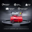 Oil-Free Air Compressor OFC25LX 2 HP, 25L, 220V, 115 PSI, 257 L/min | EnvMart