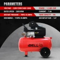 IBL DDC50TL AC50TL Industrial Air Compressor 2HP 1.5kW 50L 220–240V 2850rpm 115PSI | EnvMart