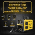 MMA Welding Machine M180-12, 220V, 5.1 KVA, 20–180A, IGBT, VRD, Anti-Stick, Hot Start | EnvMart