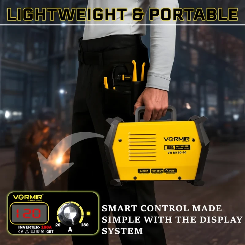 M180-90 Inverter MMA Welding Machine 120A IGBT 220V Hot Start | EnvMart