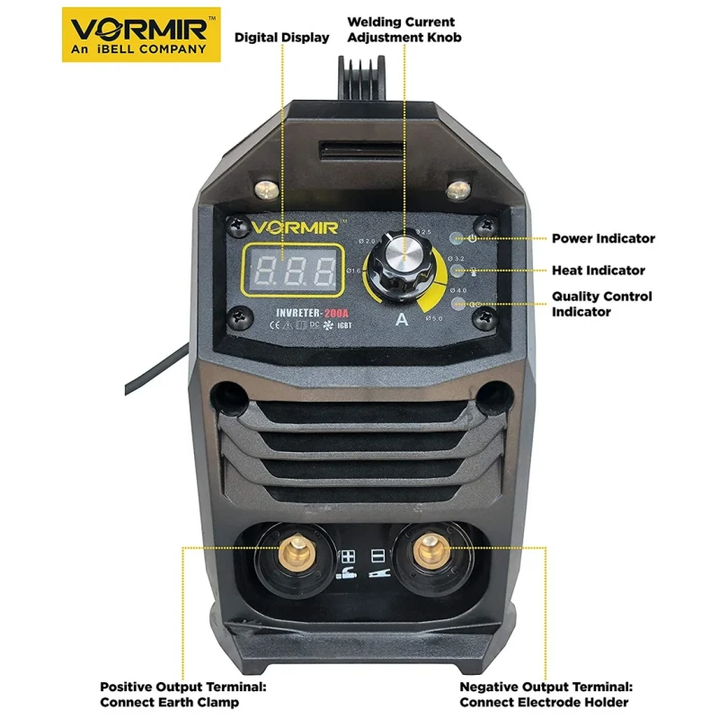 iBELL M200-90 MMA Welding Machine IGBT Inverter VRD 220V 6.1 KVA | EnvMart