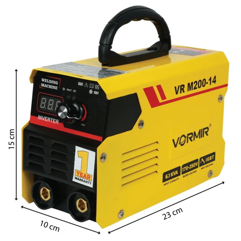 VORMIR M200-14 MMA Welding Machine 6.1KVA 200A IGBT VRD | EnvMart