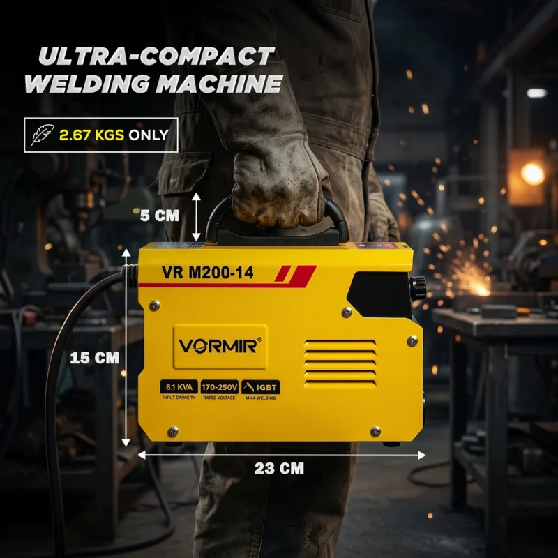 VORMIR M200-14 MMA Welding Machine 6.1KVA 200A IGBT VRD | EnvMart