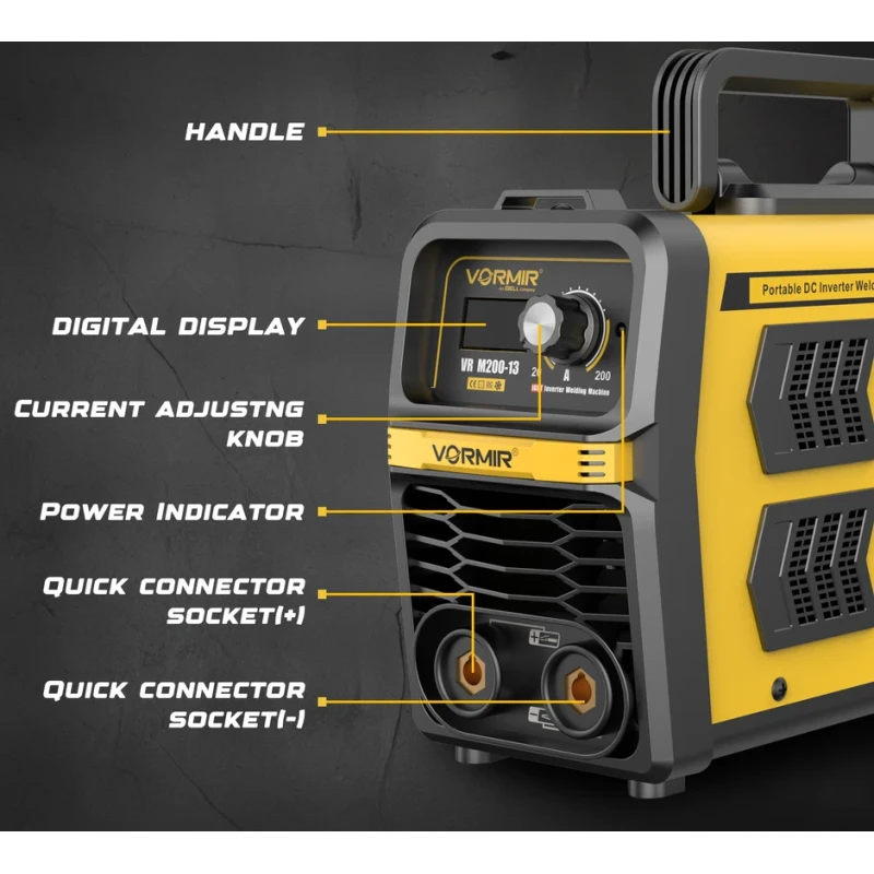 M200-13 MMA Welding Machine 200A, 220V, IGBT VRD Anti-Stick Hot Start | EnvMart