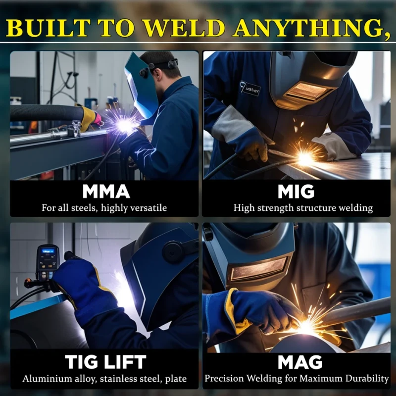 VR M200-22 Multi-Process Lift Welding Machine 220V 5 KVA IGBT | EnvMart