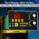 VR M200-22 Multi-Process Lift Welding Machine 220V 5 KVA IGBT | EnvMart