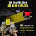 Air Compressor VR DDC25AL 2HP 24L 220V/230V/240V 115 PSI 1.5KW | EnvMart