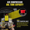 VR DDC50AL Air Compressor 2 HP 50L 220–240V 1.5 kW 2850 RPM | EnvMart