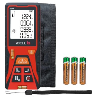 Laser Distance Meter DM50-02, 0.05–50m, ±2.0mm Accuracy, Multi-Mode | EnvMart