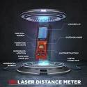 Laser Distance Meter DM120-02, 120 m, Advanced Measuring Device | EnvMart