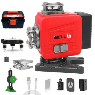 LL5-16 Laser Level 16 Line Green Beam, Self-Leveling, Dual Battery, 25m Range | EnvMart
