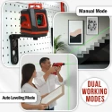 Ll5-45 Professional 5-Line Laser Level, Green Beam, ±0.3mm/m Accuracy, IP54 | EnvMart