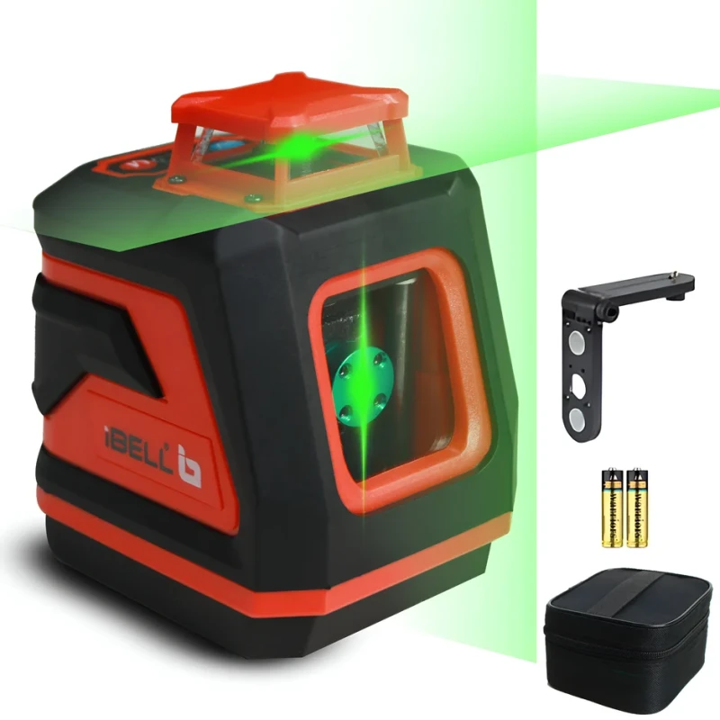 Ll5-45 Professional 5-Line Laser Level, Green Beam, ±0.3mm/m Accuracy, IP54 | EnvMart