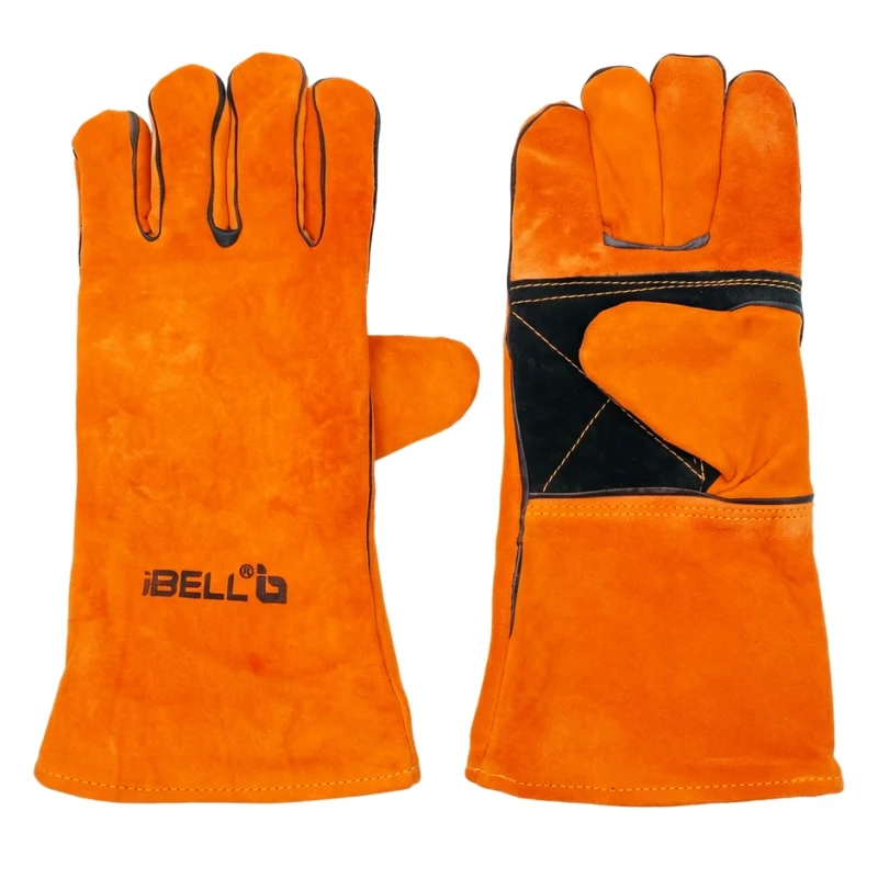 IBELL IBL WG60-16 Welding Protection Gloves 16 Inch Heat Resistant Leather | EnvMart