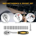 179-Piece Tool Box VR TB179-7 Multitool Set, Sockets 10–22mm, Ratchet | EnvMart