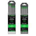 Pure Tungsten Electrode Set Green 1.6 mm x 175 mm AC/DC Welding Aluminium Magnesium 10 Pcs | EnvMart