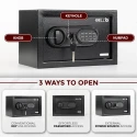 IBL SL20S Electronic Safe Locker 8.5L, Blue LED, Emergency Battery | EnvMart