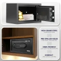 IBL SL20S Electronic Safe Locker 8.5L, Blue LED, Emergency Battery | EnvMart