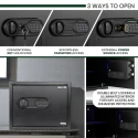 Electronic Safe Locker 30S 26.9L Storage Digital Lock Blue LED | EnvMart