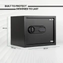 Electronic Safe Locker 30S 26.9L Storage Digital Lock Blue LED | EnvMart