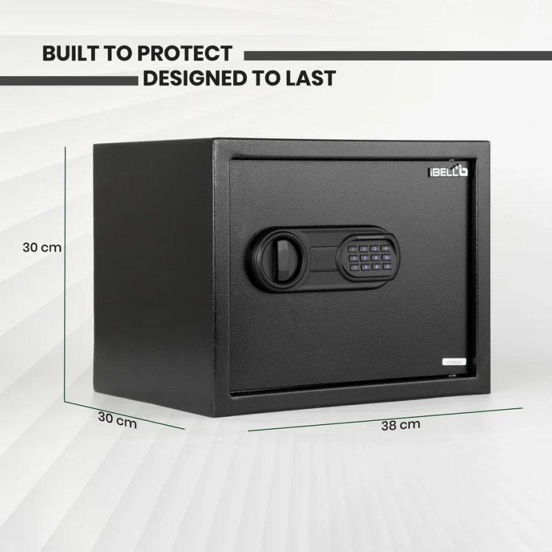 Electronic Safe Locker 30S 26.9L Storage Digital Lock Blue LED | EnvMart