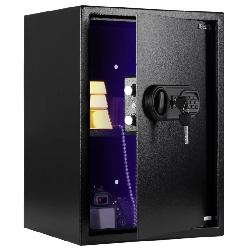 Electronic Safe Locker 50S 43.1L Heavy-Duty Steel, LED Interior, Emergency Access | EnvMart