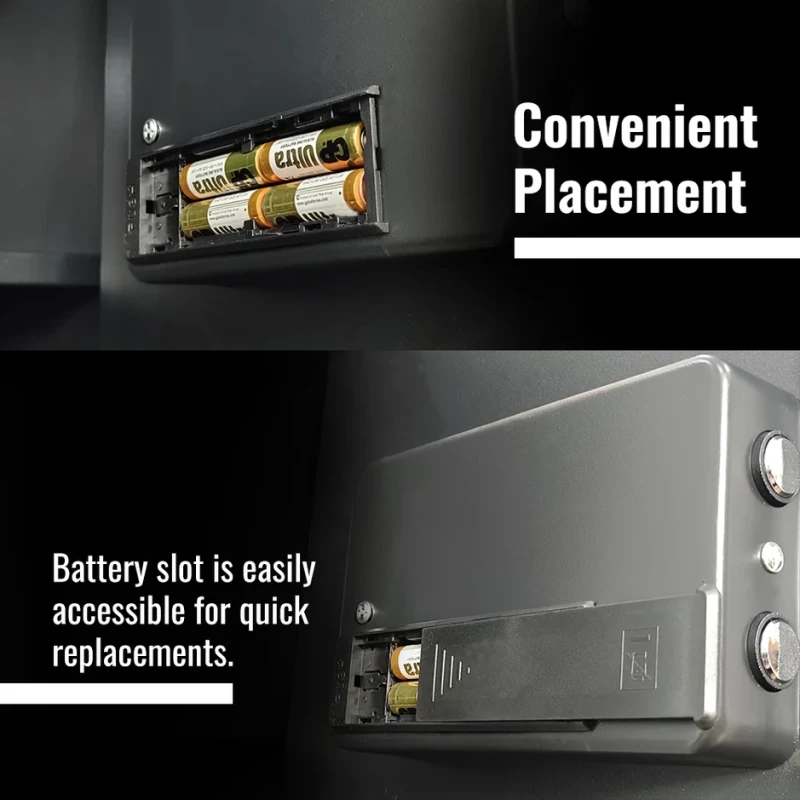 Electronic Safe Locker 20B, 8.5L Digital Knob Security Box with LED | EnvMart