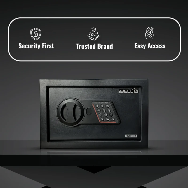 Electronic Safe Locker 20B, 8.5L Digital Knob Security Box with LED | EnvMart