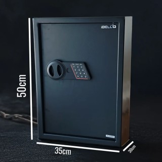 Electronic Safe Locker 50B Reinforced Steel, 43.1L, LED Illumination, Emergency Key | EnvMart
