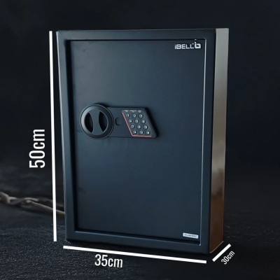 Electronic Safe Locker 50B Reinforced Steel, 43.1L, LED Illumination, Emergency Key | EnvMart