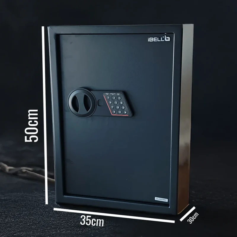 Electronic Safe Locker 50B Reinforced Steel, 43.1L, LED Illumination, Emergency Key | EnvMart