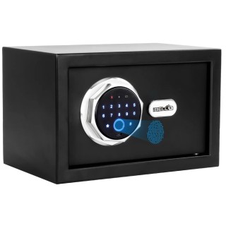 Electronic Safe Locker 20F Biometric, 8.5L, LED, Key Override | EnvMart