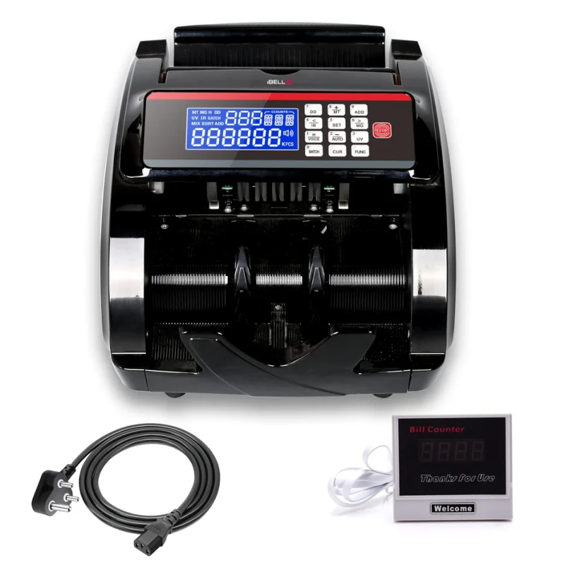 IBL CM13-LB High-Speed Money Counter with Advanced Detection, Batch & Multi-Currency | EnvMart