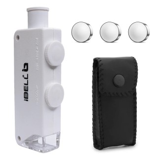 iBELL IBL-ML16-20 Mini Pocket Microscope 160X–200X LED, ABS Body | EnvMart