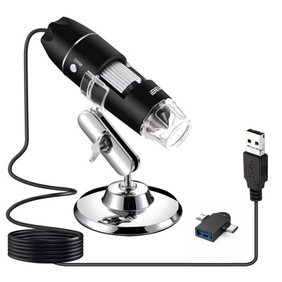 iBELL IBL-ML1000X USB Digital Microscope 1000X CMOS Sensor, 8 LED, 1920x1080p | EnvMart
