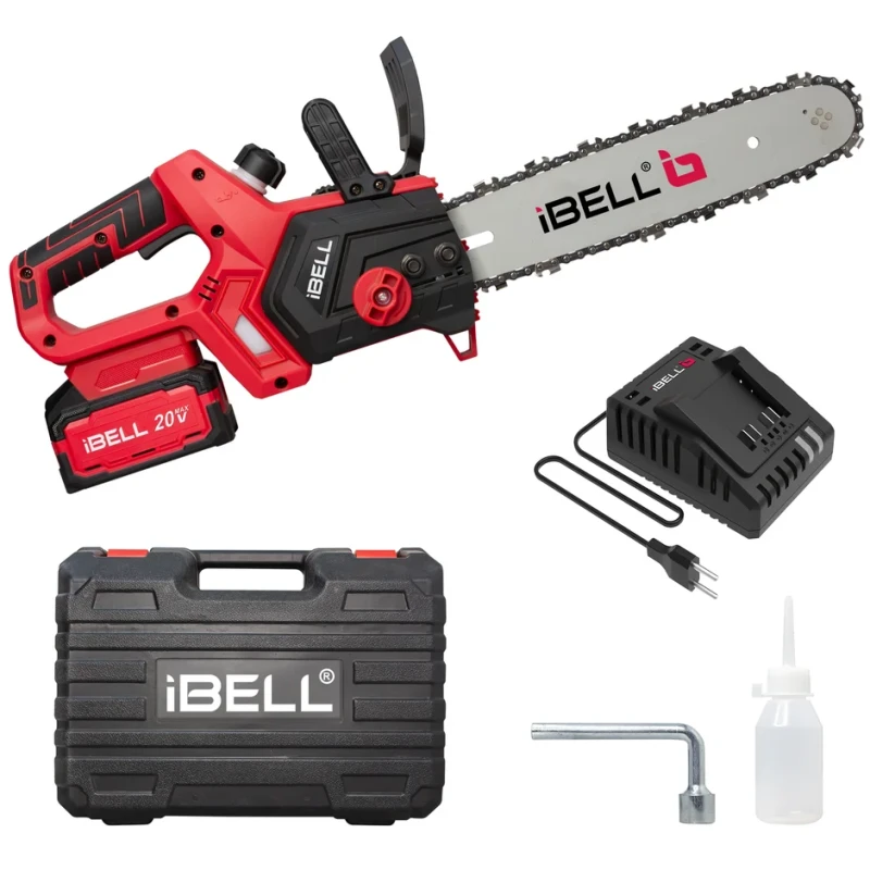 Brushless Cordless Chainsaw 12 Inch 1200W 20V Max 4.0Ah Battery | EnvMart
