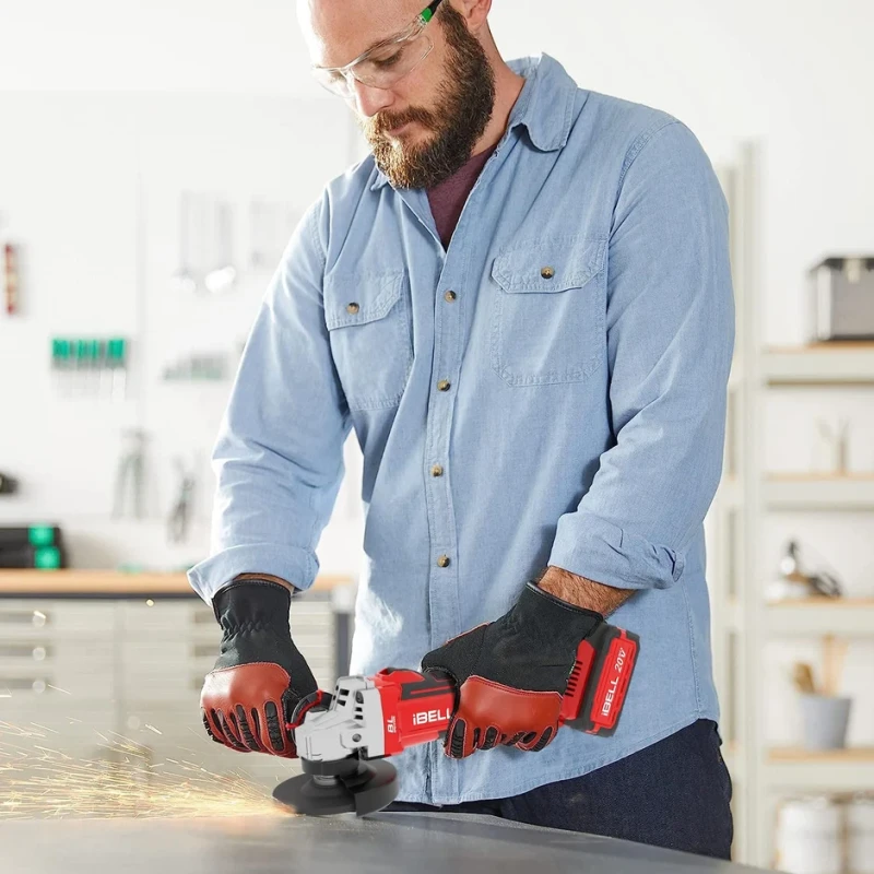 Brushless Cordless Angle Grinder 20V DC, Variable Speed, 100mm Disc | EnvMart