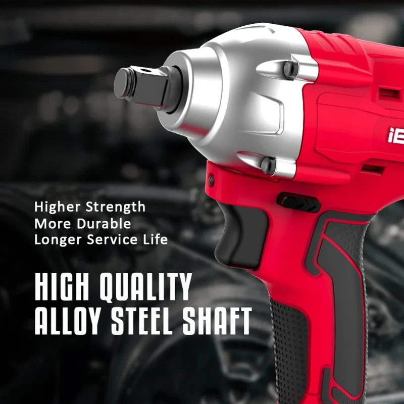 Brushless Cordless Impact Wrench 20V 300Nm 2Ah Battery Charger | EnvMart