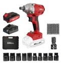 Brushless Cordless Impact Wrench 20V 300Nm 2Ah Battery Charger | EnvMart