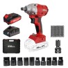 IBELL One Power Series Cordless Impact Wrench BW20-32, 300Nm Torque with 2Ah Battery & Charger + BMC BOX, BW2032S112