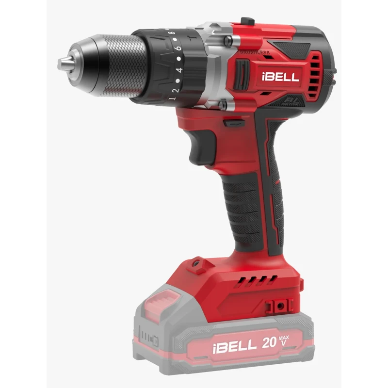 OPS BD20-80 Cordless Brushless Impact Drill 20V DC 80Nm Aluminum Chuck 13mm | EnvMart