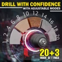 OPS Brushless Cordless Impact Drill 20V DC 2.0Ah Li-Ion 80Nm | Industrial Power Tool | EnvMart