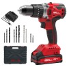 iBELL BD20-80 One Power Series 20V Cordless Impact Drill Brushless | Metal Keyless Chuck | 2Ah Battery, BD2080S112
