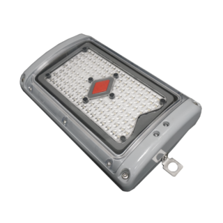 Dialight SafeSite LED Bulkhead Wallpack, Hazardous Area Certified, 100–277 VAC, 120–250 VDC, Up to 6,500 Lumens
