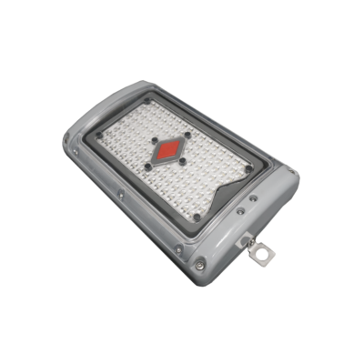 Dialight SafeSite LED Bulkhead Wallpack, Hazardous Area Certified, 100–277 VAC, 120–250 VDC, Up to 6,500 Lumens