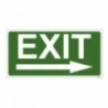 Exit With Arrow Sign