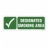 Designated Smoking Area Sign