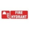 Fire Hydrant Sign 3 mm Foam Sheet With Two-sided tape