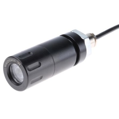Waldmann ABLL 1 LED Machine Light 3W Flexible Neck IP67 1.5m Jet Black 112353001-00041941